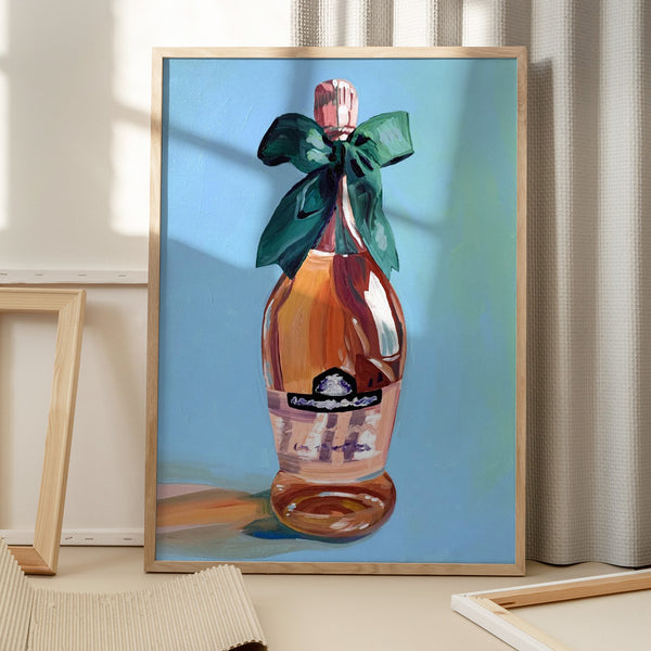 Tablou înramat „Rosé” de Pauline Wegman | Key and Sea Creative