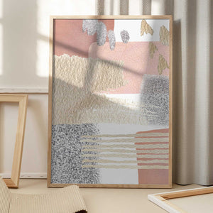 Tablou înramat „Delicate Pink-3” de Sally Ann Moss