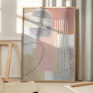 Tablou înramat „Delicately Pink-1” de Sally Ann Moss