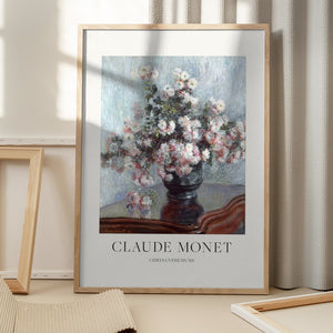 Tablou înramat „Chrysanthemums” de Claude Monet