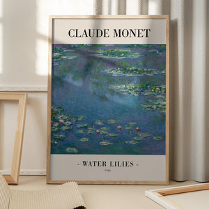 Tablou înramat „Water Lilies” de Claude Monet
