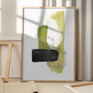 Tablou înramat „Green Dream-3” de Sally Ann Moss