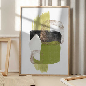 Tablou înramat „Green Dream-2” de Sally Ann Moss