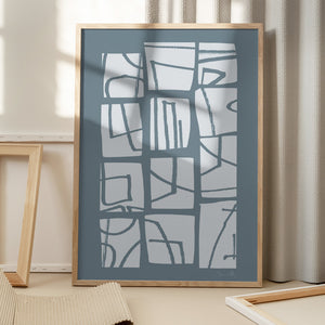 Tablou înramat „Shapes and Lines” de Dan Hobday