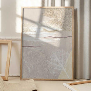 Tablou înramat „Calm Ivory-3” de Sally Ann Moss