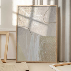 Tablou înramat „Calm Ivory-2” de Sally Ann Moss