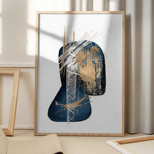 Tablou înramat „Stunning Blue-3” de Sally Ann Moss