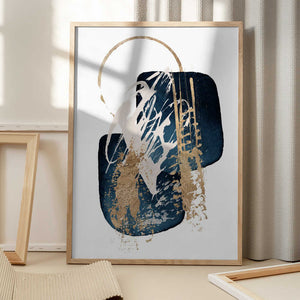 Tablou înramat „Stunning  Blue-2” de Sally Ann Moss