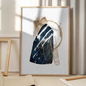 Tablou înramat „Stunning Blue-1” de Sally Ann Moss