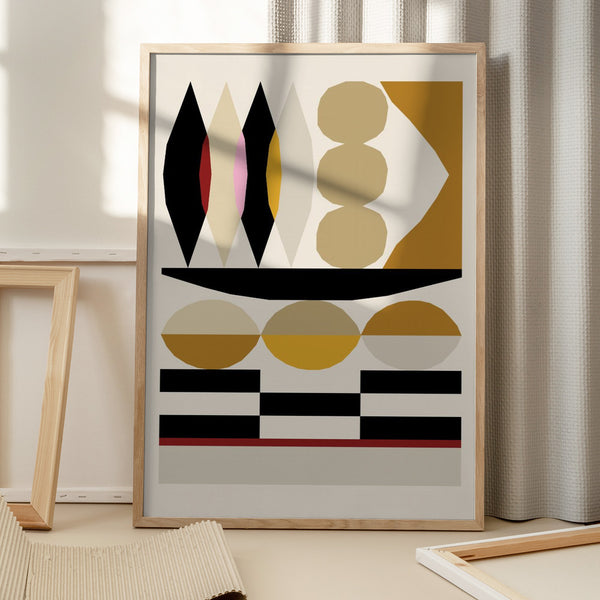 Tablou înramat „Abstract composition 25” de NKTN