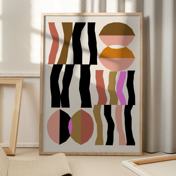 Tablou înramat „Abstract composition 26” de NKTN