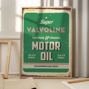 Tablou înramat „Valvoline” de Fadil Roze