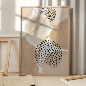 Tablou înramat „Jealous Beige-2” de Sally Ann Moss