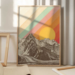 Tablou înramat „Mountainscape Nº1” de Florent Bodart