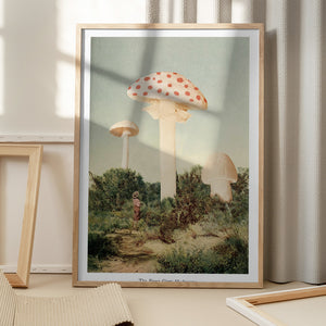 Tablou înramat „The Finest Giant Mushroom” de Florent Bodart