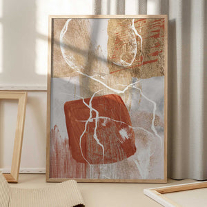 Tablou înramat „Golden globe 1” de Sally Ann Moss