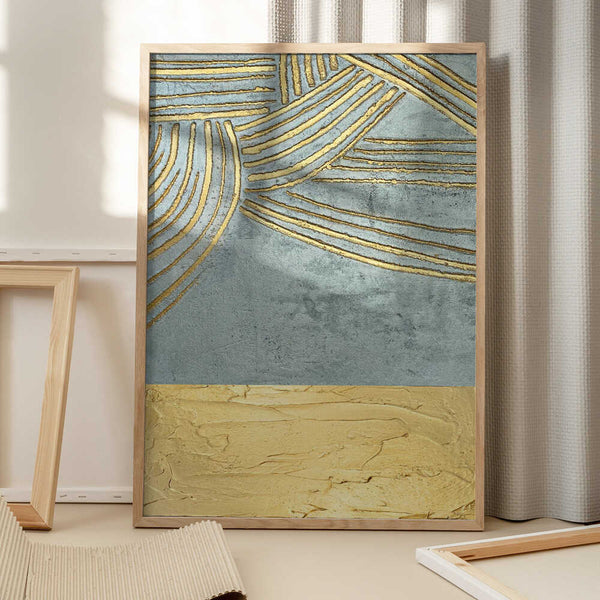 Tablou înramat „Ancient Golden Sun” de Alyson Storms