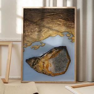 Tablou înramat „Elemental Jasper” de Alyson Storms