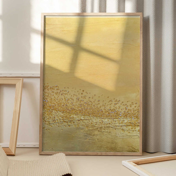 Tablou înramat „Gold” de Alyson Storms