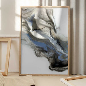 Tablou înramat „Grey Smoke 2” de Alyson Storms