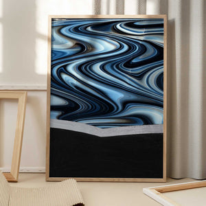 Tablou înramat „Nebula Glass” de Alyson Storms