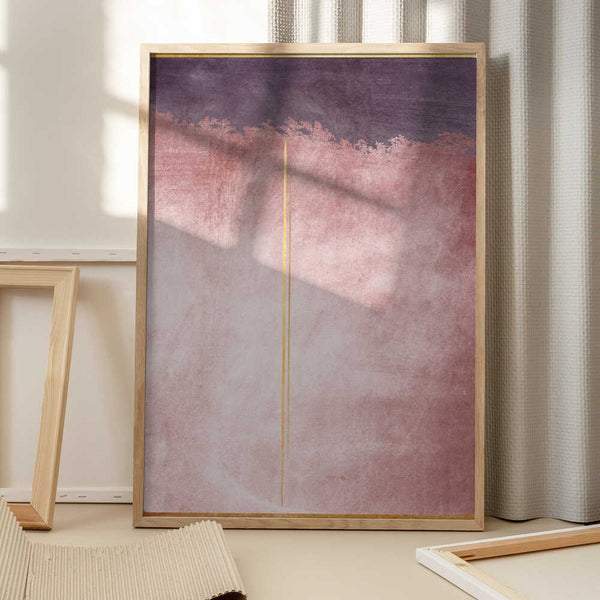 Tablou înramat „Pink and Yellow 2” de Alyson Storms