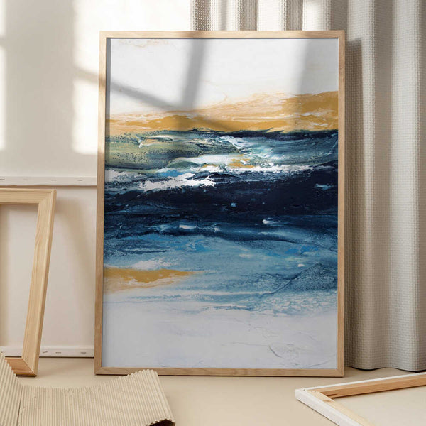 Tablou înramat „Rainbow Stripes 2” de Alyson Storms