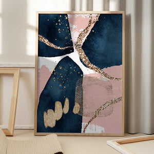 Tablou înramat „Fabulously  Navy -2” de Sally Ann Moss