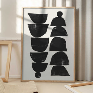 Tablou înramat „Minimal Plant” de Dan Hobday