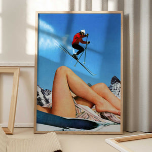 Tablou înramat „The Big Jump” de Taudalpoi
