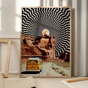 Tablou înramat „The Real Road Trip” de Taudalpoi