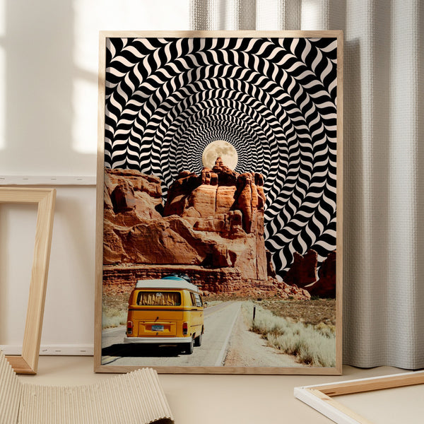 Tablou înramat „The Real Road Trip” de Taudalpoi