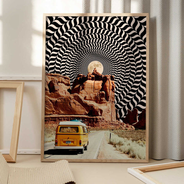 Tablou înramat „The Real Road Trip” de Taudalpoi