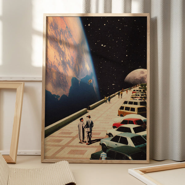 Tablou înramat „Space Promenade” de Taudalpoi