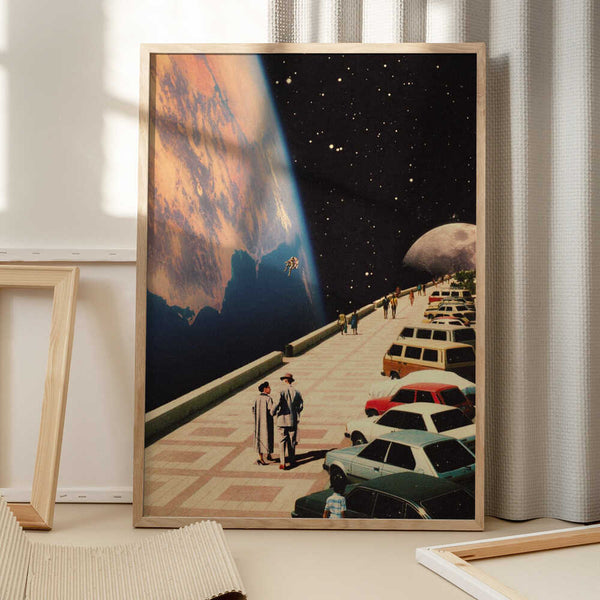 Tablou înramat „Space Promenade” de Taudalpoi