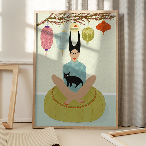 Tablou înramat „Gatuela” de Jota de jai