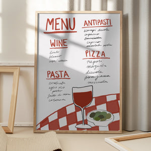 Tablou înramat „Italian Cuisine Delight” de Athene Fritsch