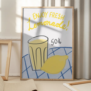 Tablou înramat „Refreshing Sip Deal” de Athene Fritsch