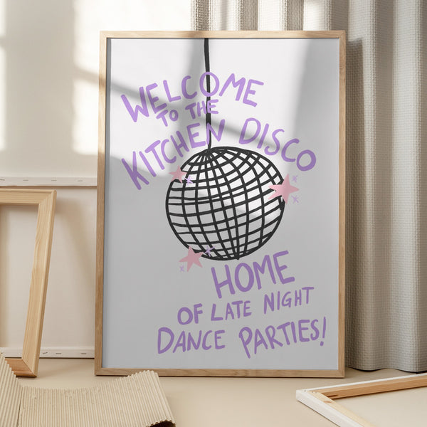 Tablou înramat „Kitchen Disco Vibes” de Athene Fritsch