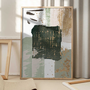 Tablou înramat „Green of Curiosity-1” de Sally Ann Moss