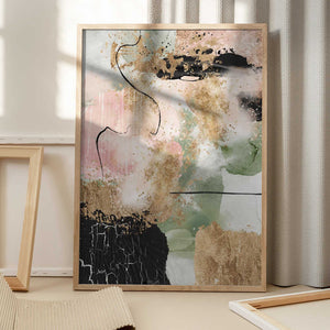 Tablou înramat „Chaos in Bloom-1” de Sally Ann Moss