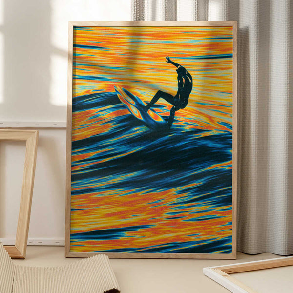 Tablou înramat „Surf Trip” de Taudalpoi