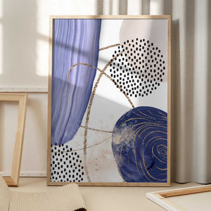 Tablou înramat „Circle of Colour-3” de Sally Ann Moss