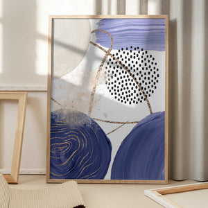 Tablou înramat „Circle of Colour-1” de Sally Ann Moss