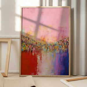 Tablou înramat „Colorful Gathering” de Treechild