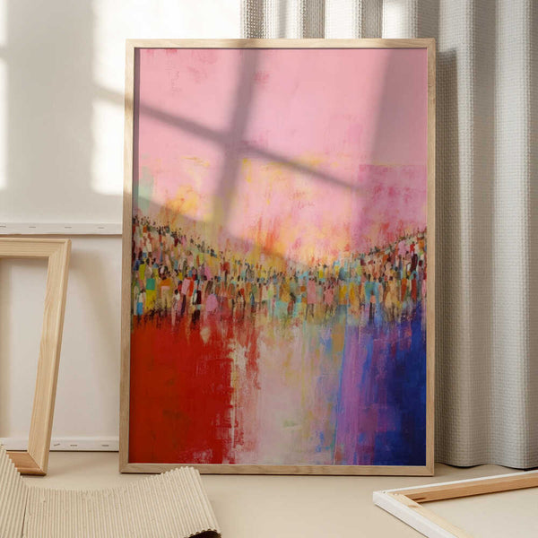 Tablou înramat „Colorful Gathering” de Treechild