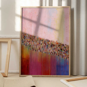 Tablou înramat „Colorful Cascade” de Treechild