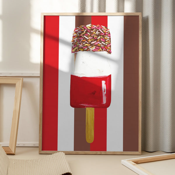 Tablou înramat „Fab Stripes” de Alice Straker