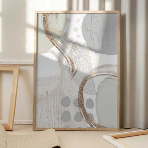 Tablou înramat „Smooth Neutral 2” de Sally Ann Moss