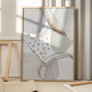 Tablou înramat „Smooth Neutral 3” de Sally Ann Moss